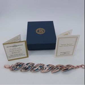Bradford Exchange “Serene Breeze” Copper Healing Bracelet.